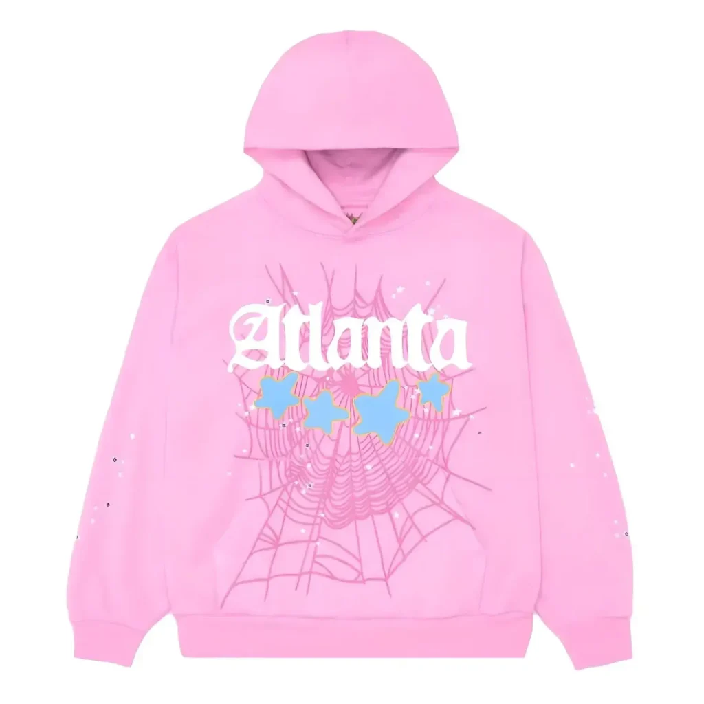 Pink Sp5der Atlanta Hoodie