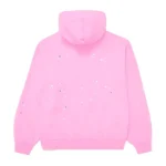 Pink Sp5der Atlanta Hoodie Back