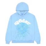 Sky Blue Sp5der Web Hoodie