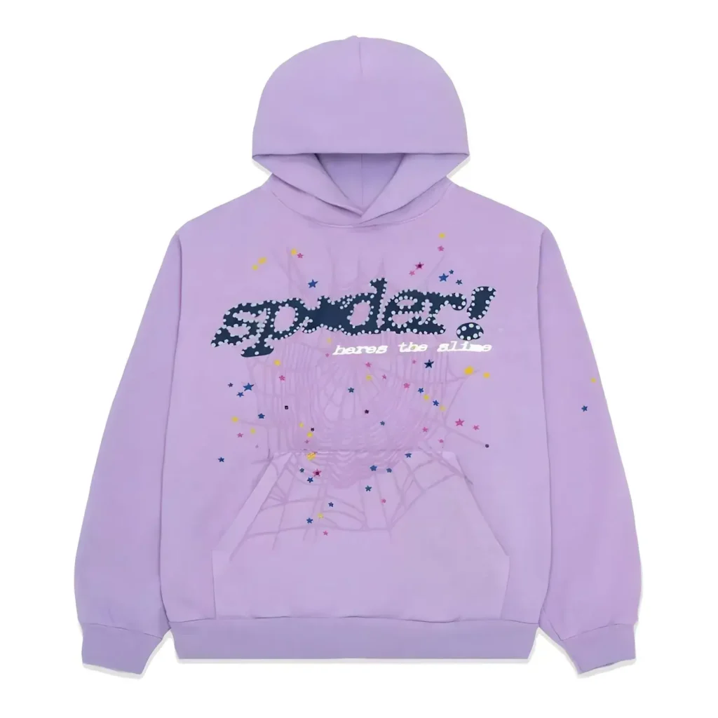 Sp5der Acai Hoodie - Purple