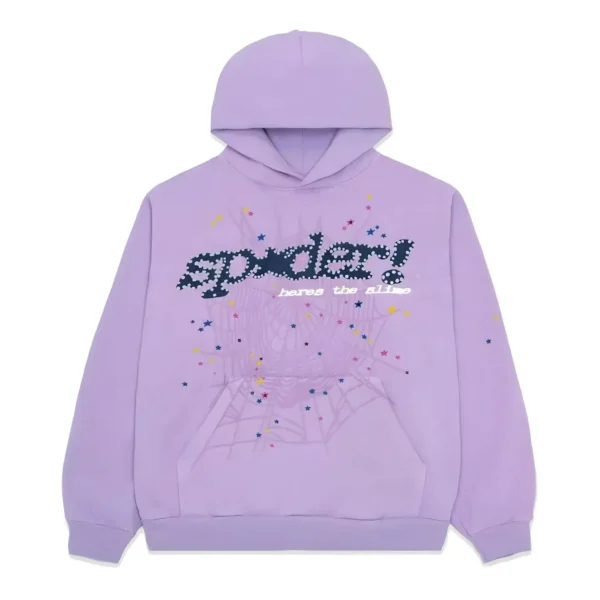 Sp5der Acai Hoodie - Purple