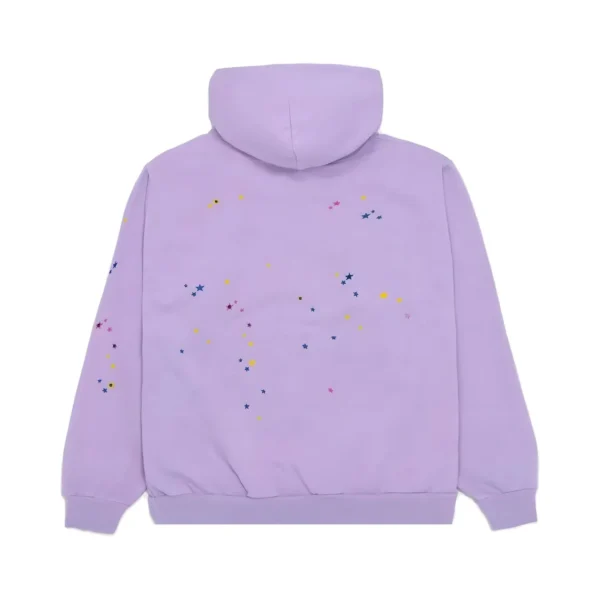 Sp5der Acai Purple Hoodie