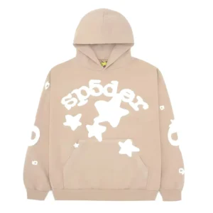 Sp5der Beluga Hoodie - Light Brown