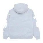 Sp5der Beluga Star Hoodie Heather Back