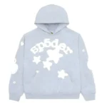 Sp5der Beluga Star Hoodie Heather Grey