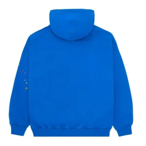 Sp5der TC Blue Hoodie Back