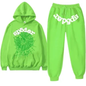 Sp5der Web Tracksuit - Slime Green