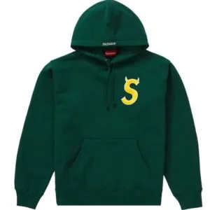 Supreme S Logo Hoodie - Green