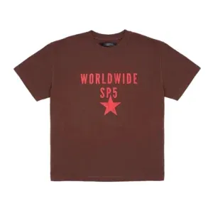 Worldwide Sp5 Sp5der Oversized T-Shirt Chocolate